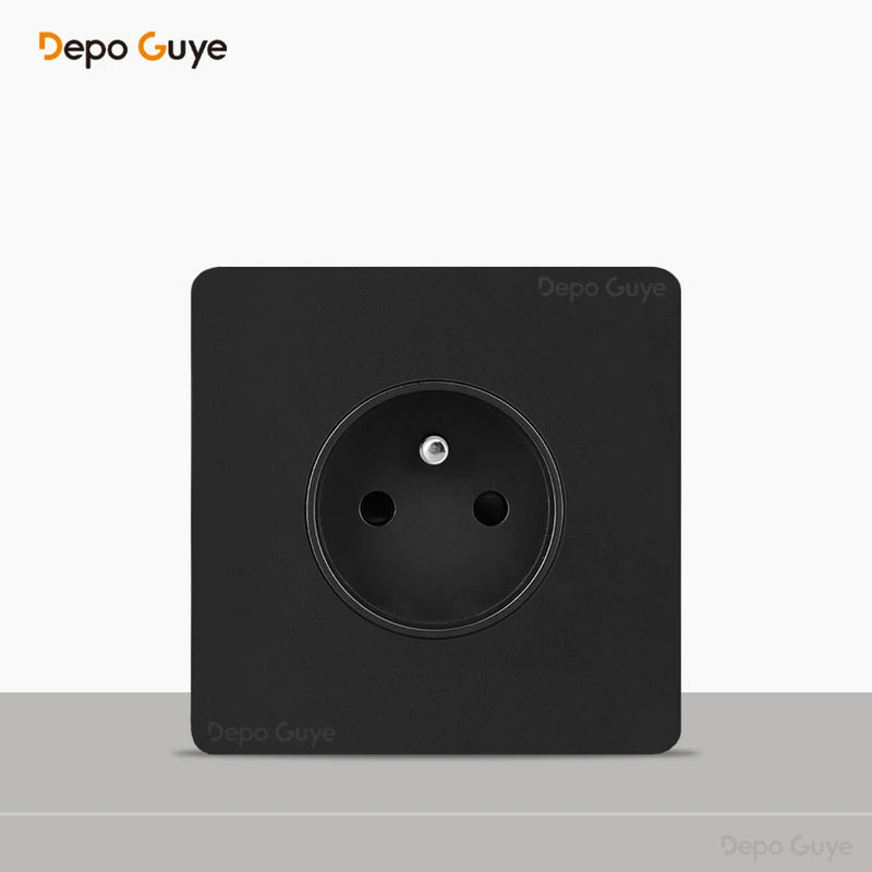 Retro Brass Lever Switch 1-4 Gang 2 Way Toggle Switch Panel Black EU RU FR Electrical Sockets And Switches USB Type-c Cat6 Rj45