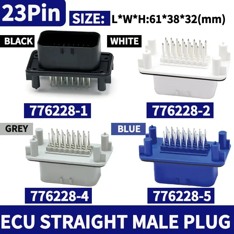 ឧបករណ៍ភ្ជាប់ ECU រថយន្តចំនួន 10 ដុំ 8/14/23/35 ម្ជុល ប្រុស និងស្រី ឈុតឌុយ ឆបគ្នាជាមួយ 770680-1 776273-1 776164-1 សម្រាប់ម៉ាស៊ីន