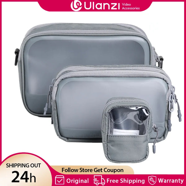 កាបូប Ulanzi BP15 ទំហំ 2.6L/0.85L/0.175L តូច ងាយស្រួលយកតាមខ្លួន ងាយស្រួលទុកដាក់ ការពារទឹក សម្រាប់គ្រឿងបន្លាស់កាមេរ៉ាស្មាតហ្វូន ទម្ងន់ស្រាល