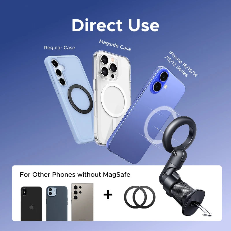 UGREEN Magnetic Car Phone Holder Air Vent 360° Rotatable Car Mount Universal For Magsafe iPhone 16 15 14 Pro Samsung S25 Xiaomi