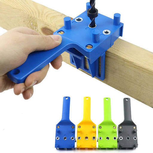 Woodworking Punch Locator Carpenter Job Tools Hand Tools Handheld 6/8/10mm Drill Bit Hole Puncher For Cross Dowel Drill Jig