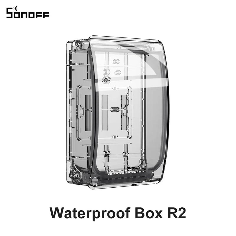 SONOFF Waterproof Box R2 IP65 Water-Resistant Larger Space Compatible with TH Elite POW Elite M5 TX Utilmate NSPanel Pro