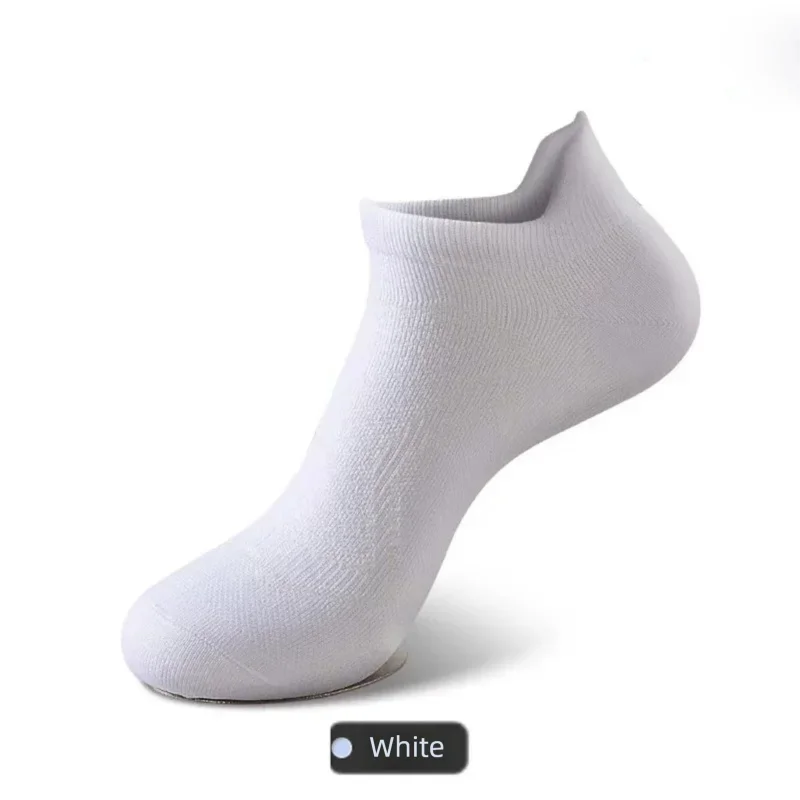 WRELS 1/2/3 Pairs Running Ankle Socks Quick-Dry Cushioned Athletic Socks Men Women Low Cut Seamless Arch Support Sports Socks