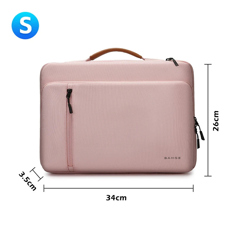 BANGE Slim Laptop Sleeve Bag 14-15.6 Inch Notebook Pouch for Men's Shockproof Computer Briefcase for Business Travel Laptop Case