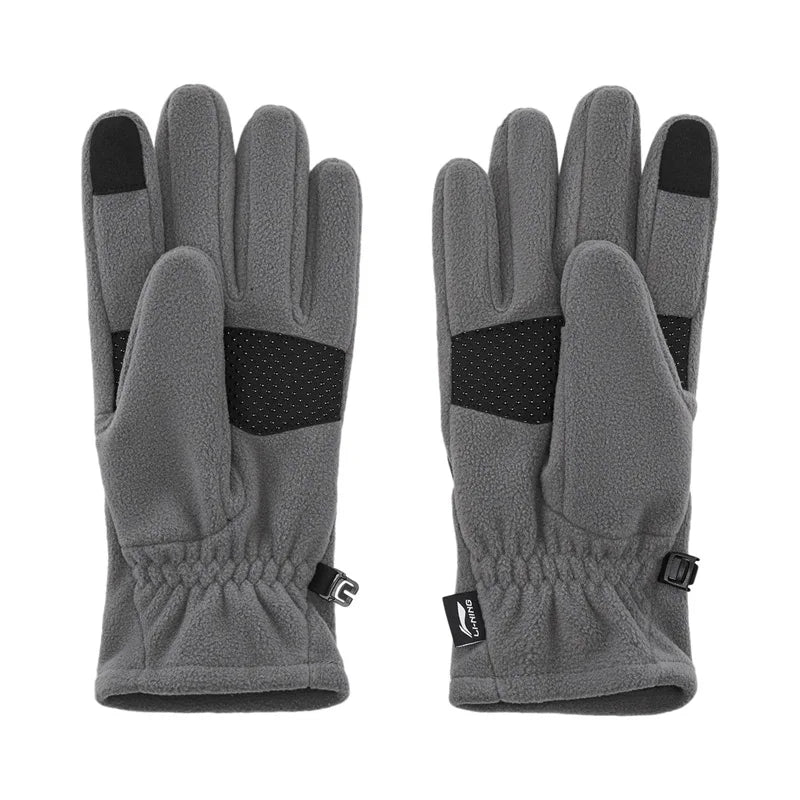 ស្រោមដៃកីឡា Li-Ning Unisex រោមចៀមសម្រាប់ពាក់ក្នុងរដូវរងា LiNing ឧបករណ៍ ASGV017