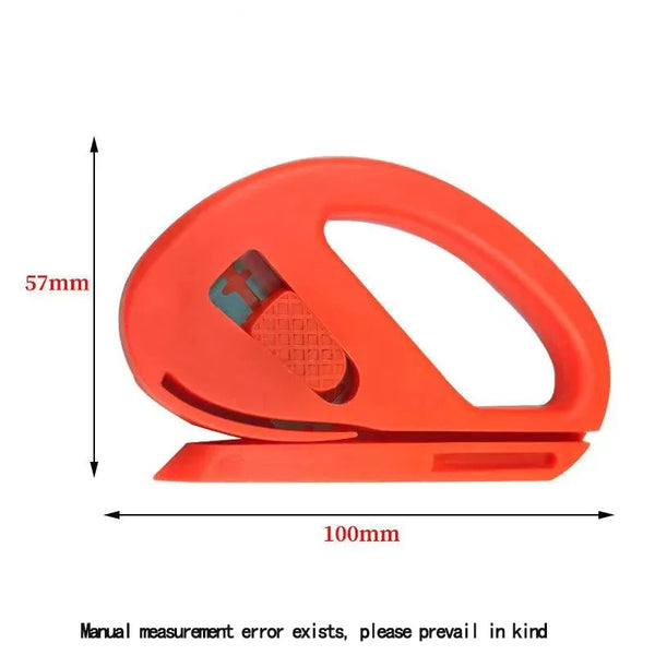 1pc Easy-Glide Wrapping Paper Cutter with Safe Razor Blade, Perfect for Gift Wrap, Crafts & Office Use, Ensures Precise Cuts