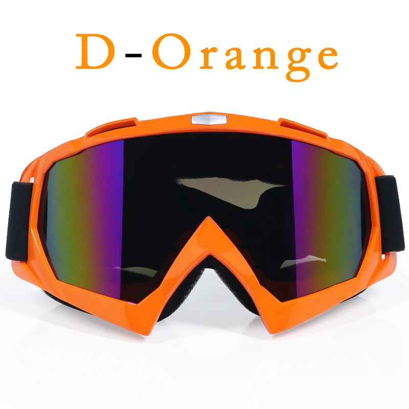 Adult  Motocross Goggles Motorcycle goggles Glasses ATV Clear Lens Ski Helmet Googles Off-road for Kawasaki Oculos Gafas