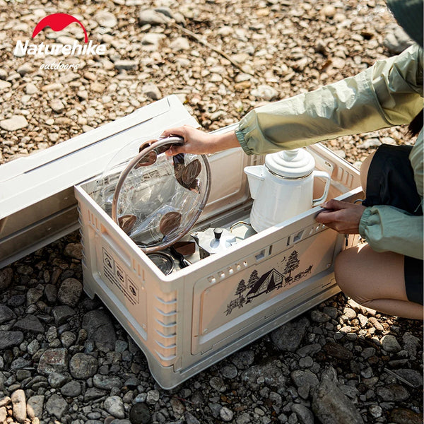 Naturehike  Waterproof   Foldable Basin Portable Travel Folding Bucket Large Capacity Outdoor  Round Bucket NH20SJ040