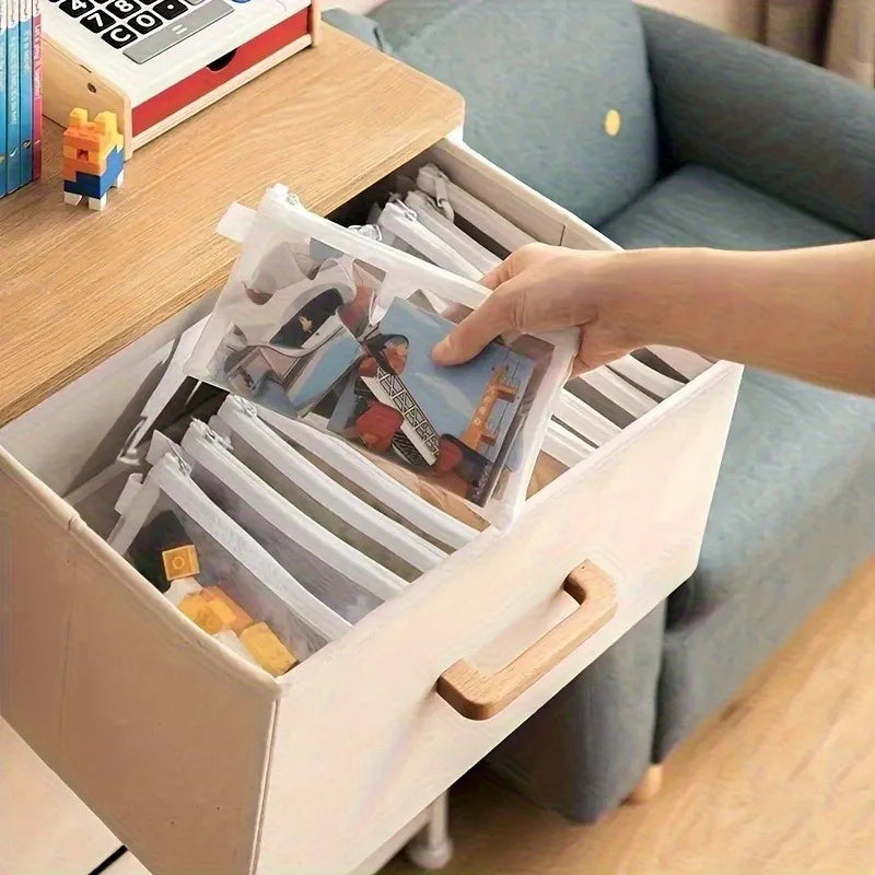 3pcs Mesh Zipper A4 A5 A6Bag-Folder with Zipper Closure, Suitable for Office Organizing, School Supplies, Storage Bag.