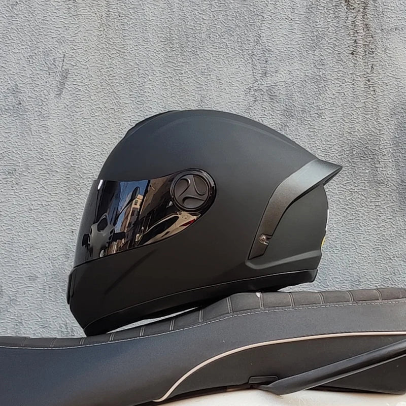 ORZ motorcycle helmet, men's and women's full helmets, winter motorcycle running helmets, couples, four seasons