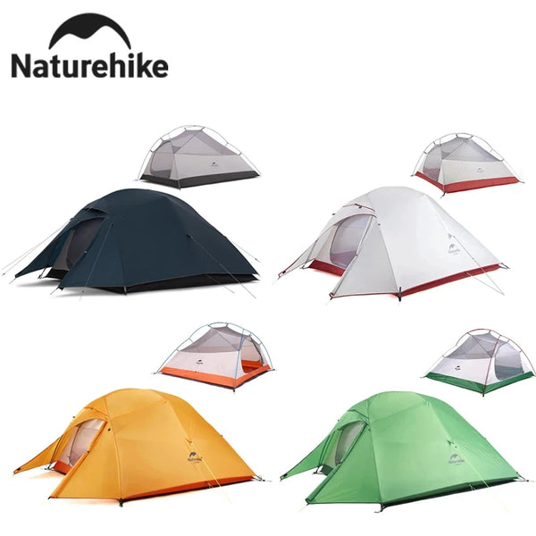 Naturehike Cloud Up 1 Person Camping Tent Portable Ultralight Waterproof Tent Outdoor Travel Beach Hiking Backpacking Tent