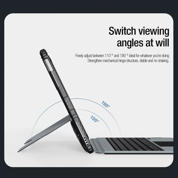 Backlight Keyboard Case for iPad Pro 13 M4 Air 13 2025 Nillkin for iPad Pro 12.9 6th Generation Air 11 M2 Spanish Keyboard Cover