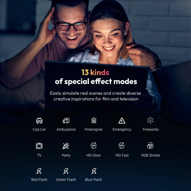 ភ្លើងវីដេអូ Ulanzi VL49 RGB Mini LED 2000mAh 2500K-9000K ភ្លើងថតរូបចល័ត Vlog បំពេញពន្លឺសម្រាប់កាមេរ៉ា DSLR SLR