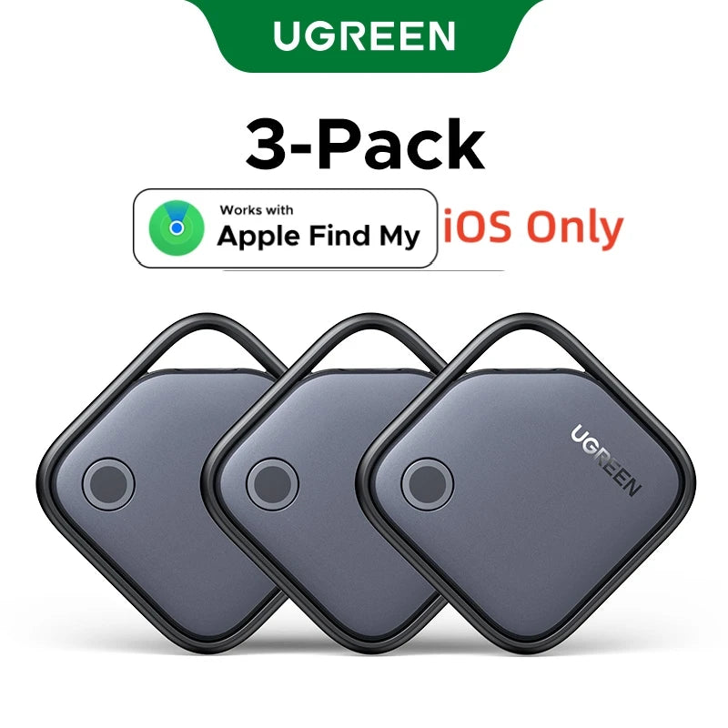 UGREEN Smart Bluetooth Tracker, Keys Finder Item Locator SmartTag Up to 2 Year Battery Phone Finder For Apple Find My (only IOS)