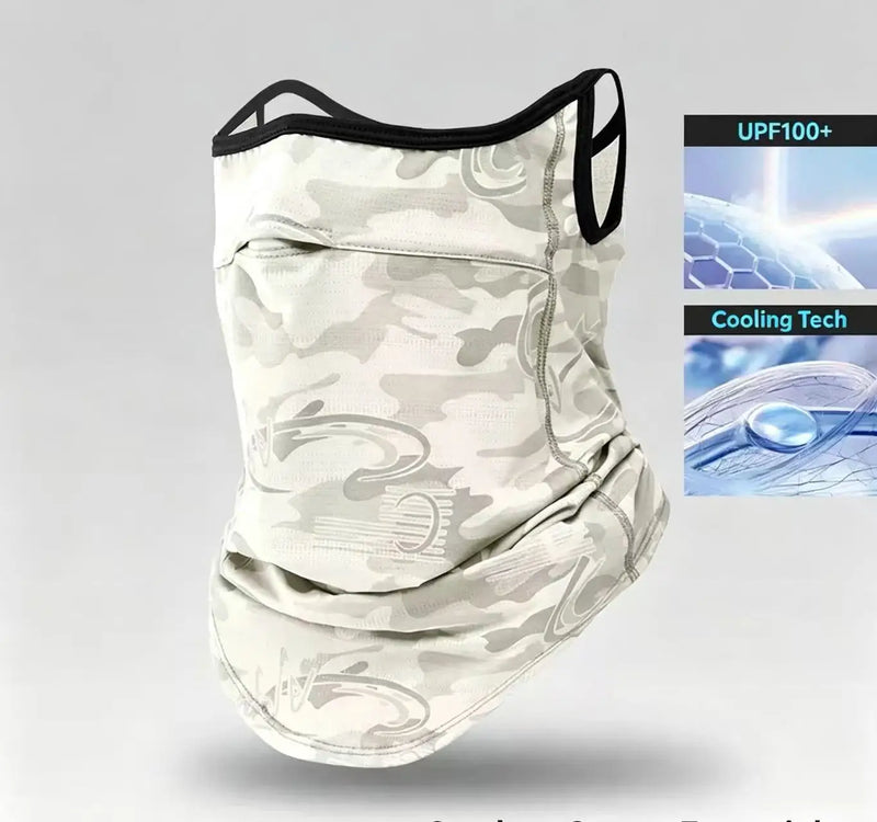 Unisex Summer Ice Silk Sunscreen Face Mask UV Protection Neck Protection Outdoor Cycling Fishing Scarf Face Mask
