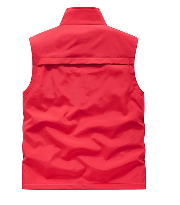 Multi Colors Outdoor Multi-Pocket Vest with Hidden Pockets for Storage 6XL Large Size Workwear Casual Vest Custom Logo