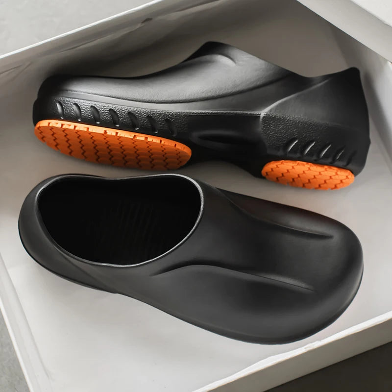High Quality Men's Non Slip EVA Kitchen Chef Shoes For Men Cook Waterproof Oil-Proof Resistant Sandals