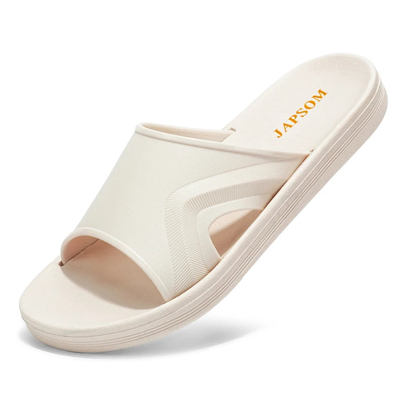Summer Fashion Slippers for Men Indoor Outdoor Sandals Beach Flip Flop Male Slides Non-Slip Shower Shoes Bathroom Bedroom