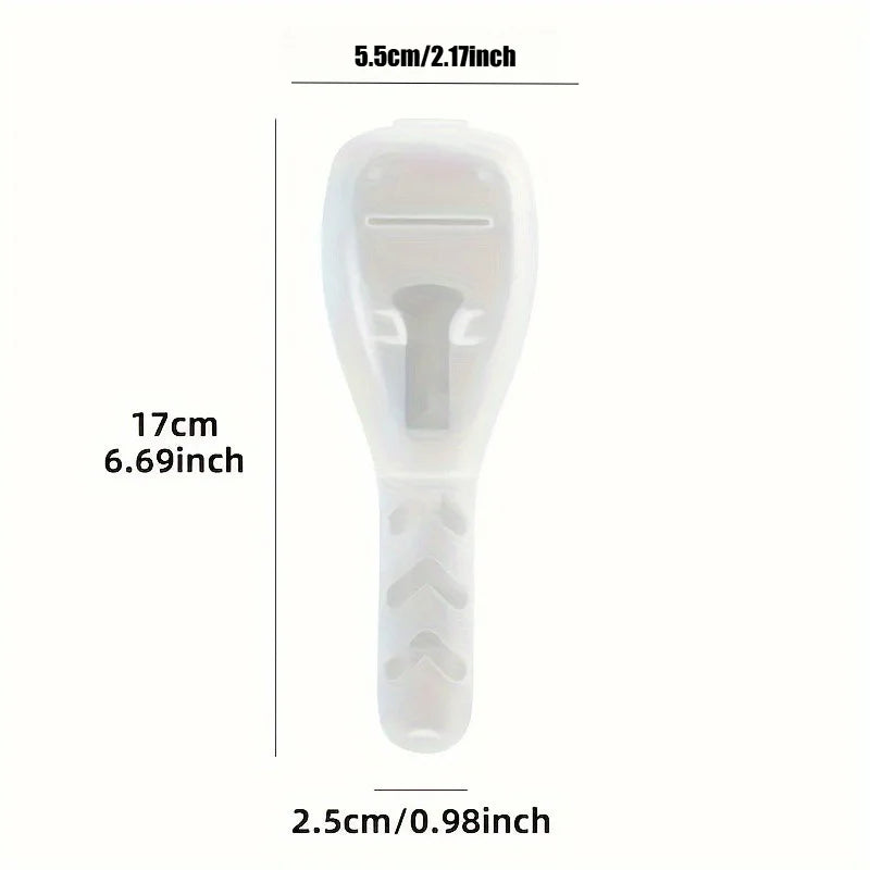 1/2pcs Transparent Dust-Proof Travel Shaver Case,Portable Toiletry Storage Organizer for Razor,Compact and lightweight design.
