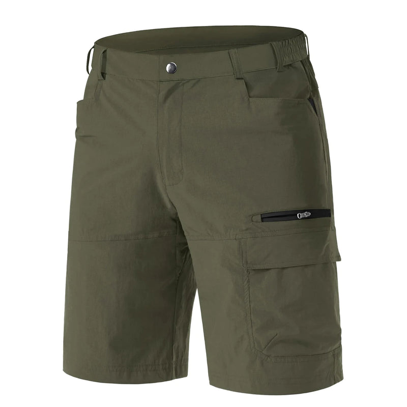 TACVASEN Hiking Cargo Shorts Mens Lightweight Quick-Dry Water-resistant Short Pants with Multiple-pockets Summer Shorts for Men