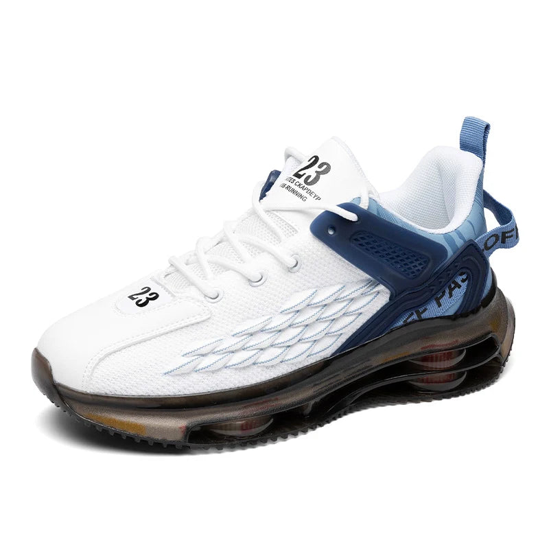 Men's Casual Sneakers Spring Summer New Breathable Light Racing Outdoor Running Shoes Soft Sole Wear-Resistant Speed Sports Shoe