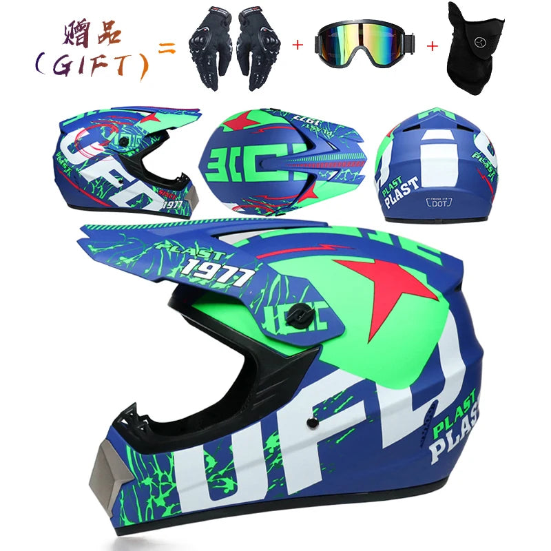 Motorcycle off-road helmet Cascos para Motos ATV all terrain beach bike helmet bicycle DH downhill full helmet capacete