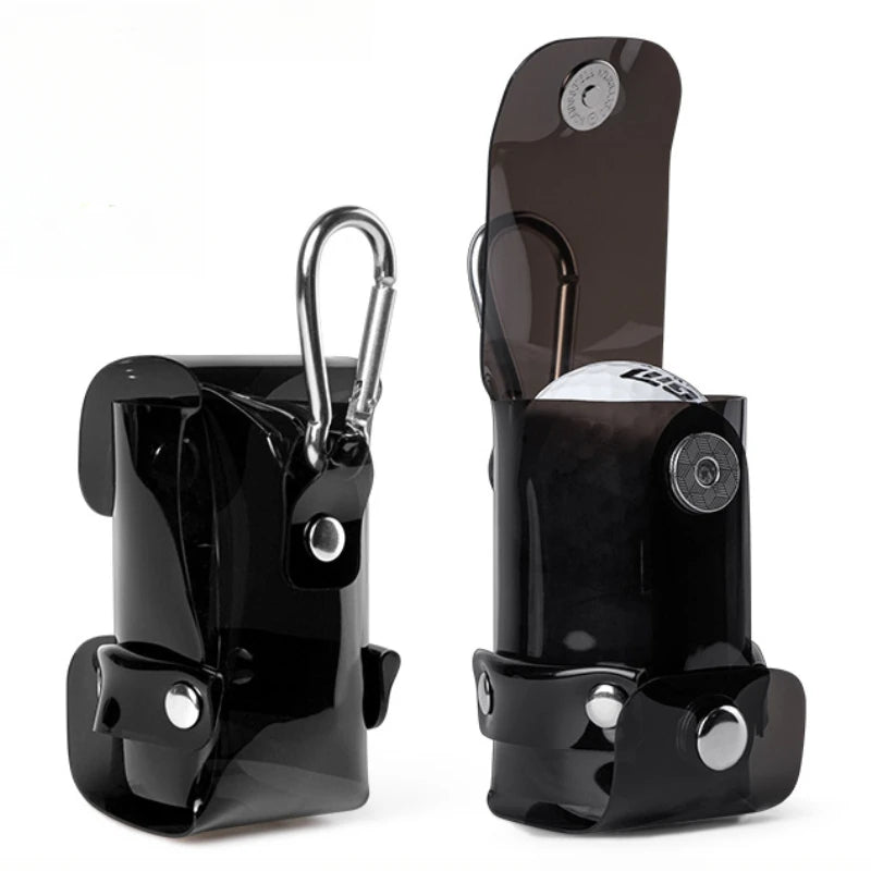 PGM Small Golf Ball Bag Waist Bags Clip Men Women Portable Balls Cover Magnetic Suction Buckle Colorful Laser QJ007