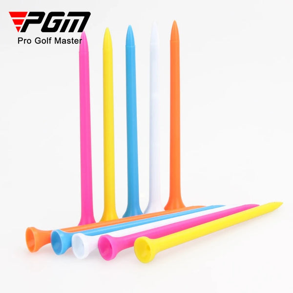 83mm Golf Tees 100pcs Random Color Plastic Ball Seat GKS001