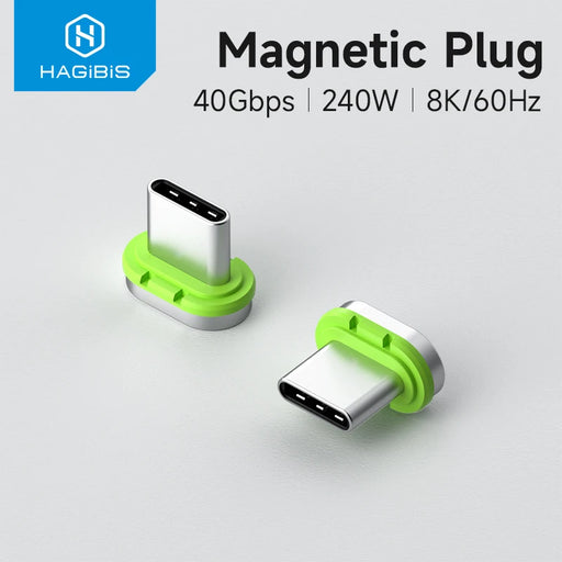 Hagibis USB C Magnetic Plug Type C Magnetic connector Only Available with Hagibis Magnetic Full Function Cable