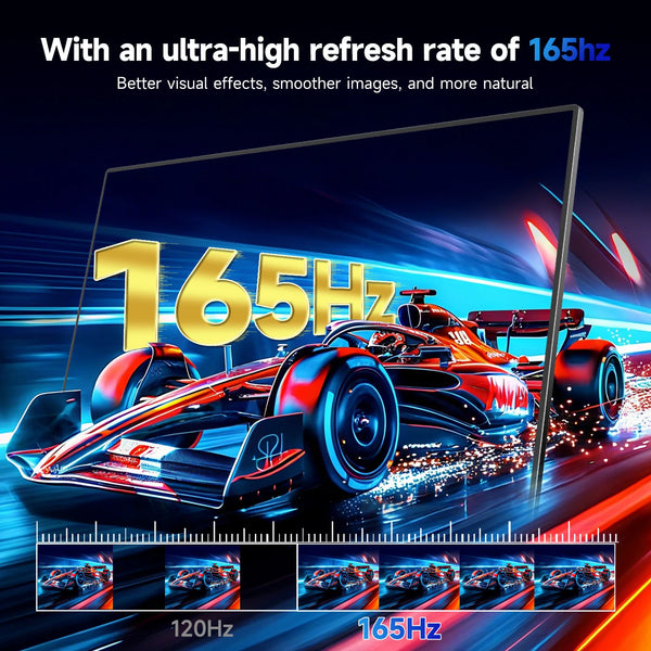ម៉ូនីទ័រលើតុចល័ត UPERFECT UMax 24 2K អេក្រង់ប៉ះទំហំ 24.5 អ៊ីញ 165Hz អេក្រង់ IPS ភ្ជាប់ជញ្ជាំង សម្រាប់កុំព្យូទ័រយួរដៃ PC Mac XBOX PS5 លេងហ្គេម