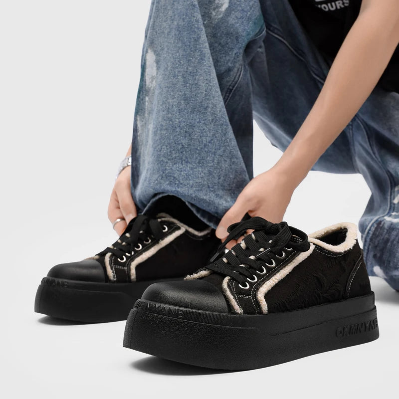 Men's thick-sole casual canvas shoes four seasons breathable light soft-sole comfort walking fashion outdoor sports board shoes