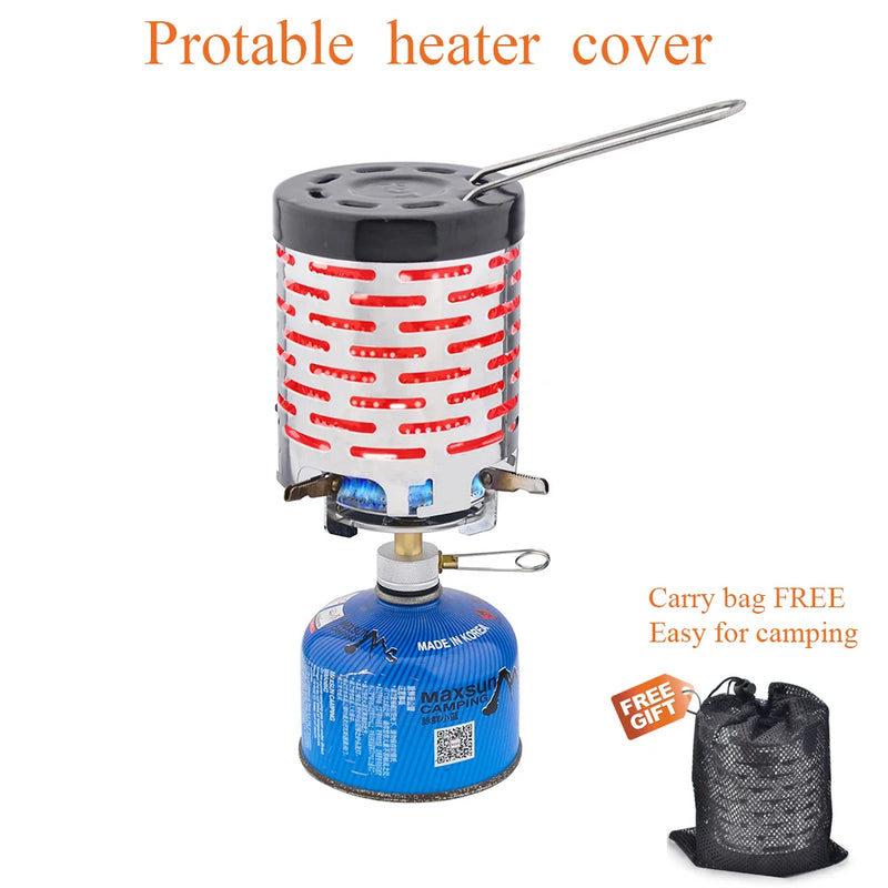Foldable Mini Square Stove Portable  Heater  Cover Camping Cooking Utensil Ultra-Light Travel Cookware For Hiking Fishing