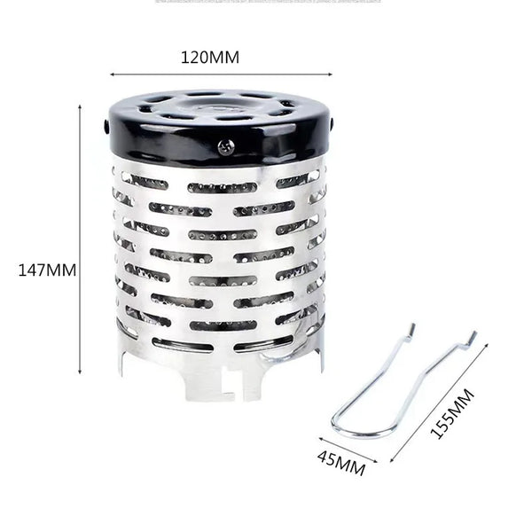 Mini Gas Heater Stove Wear-resistant Outdoor Camping   Portable Steel Warmer Heating Cover Equipment