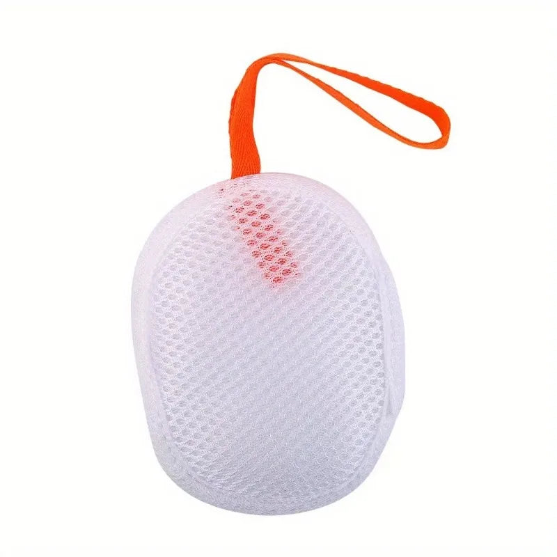 1pc Soft Bathing Bag with Drawstring.Non-Slip Soap Net for Body Wash, Shower,Bathing, Spa,Travel,Durable Bathing Net for Adults
