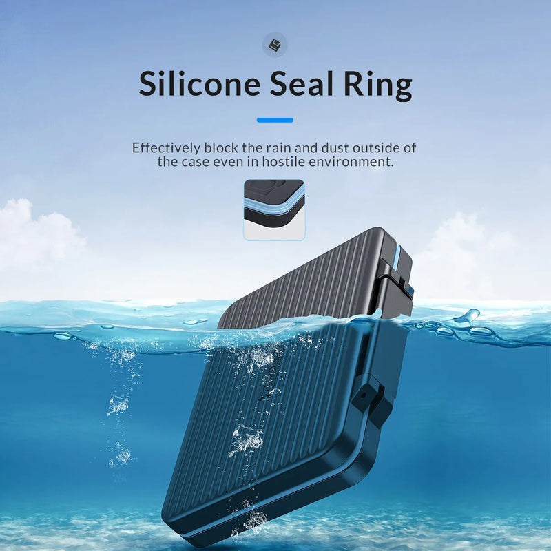 ORICO 12 Slots SD Card 12 Slots TF Card Waterproof Memory SD Card Case for Computer Camera Cards Storage Organizer Anti-static