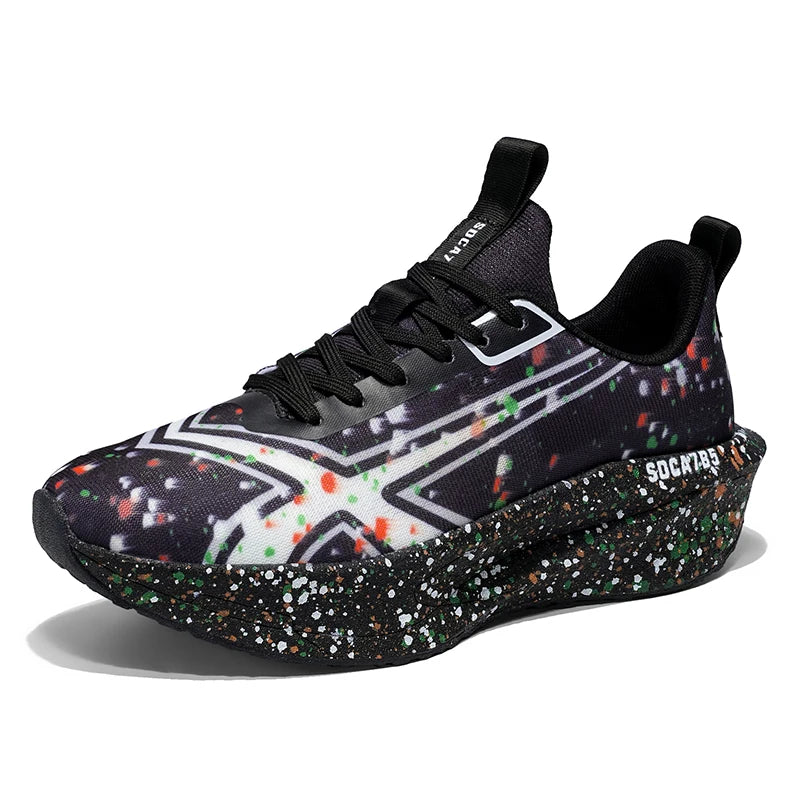 Mens Running Shoes 2025 New Luxury Design Lightweight Low Top EVA Cushioned Outsole Gym Training Daily Jogging Fashion Sneakers