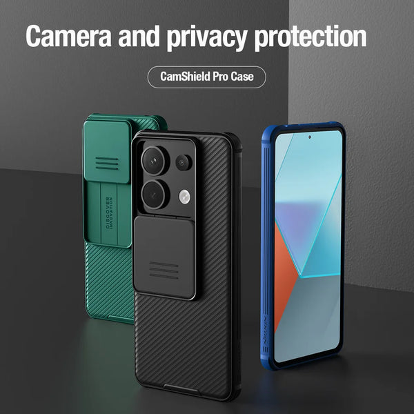 For Xiaomi POCO X6 5G Case NILLKIN CamShield Pro Slide Camera Protect Privacy Back Cover For POCO X6 5G