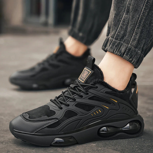 Couples casual sports shoes autumn winter warm plush cotton shoes Men Women fashion outdoor soft sole light racing running shoes