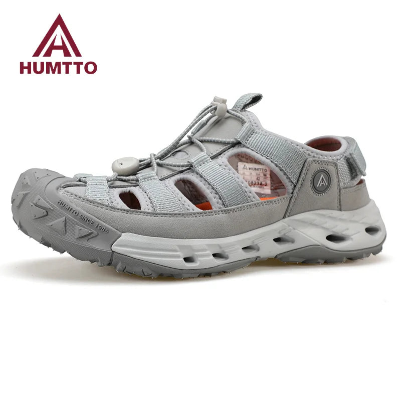 HUMTTO Summer Hiking Shoes Breathable Quick Drying 2026 Anti-slip Beach Water Sports Shoe Man Anti-collision Men Casual Sandals