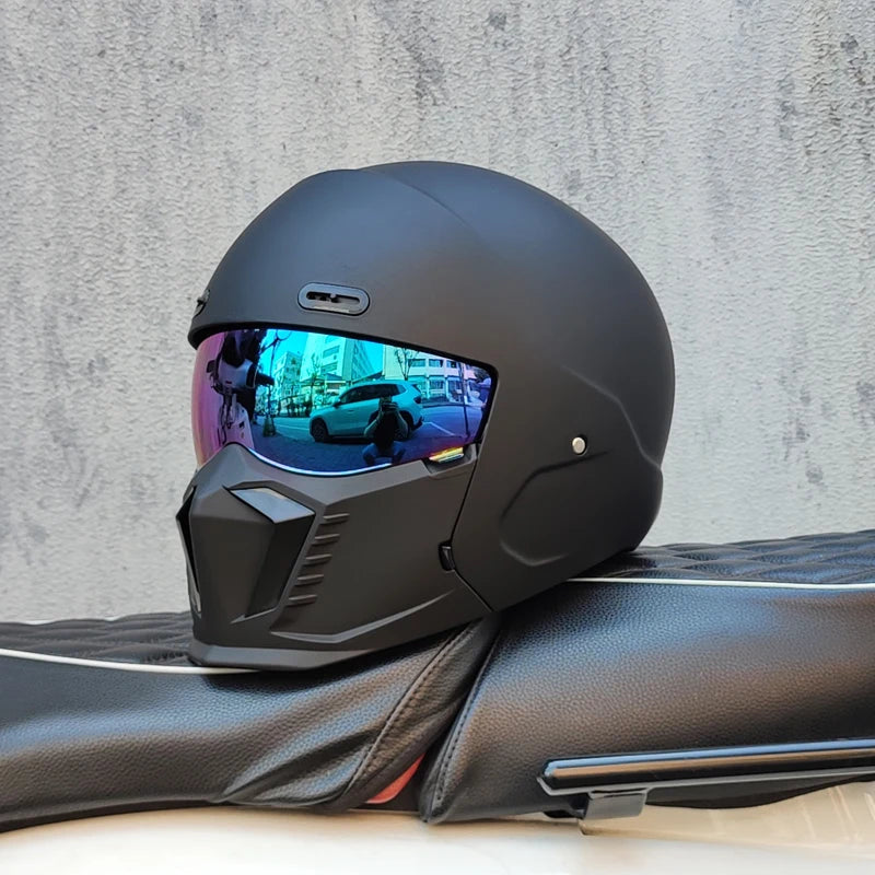 New Scorpion Retro Motorcycle Cascos Moto Locomotive Personality Multi-purpose Combination Helmet Half M L XL XXL XXXL