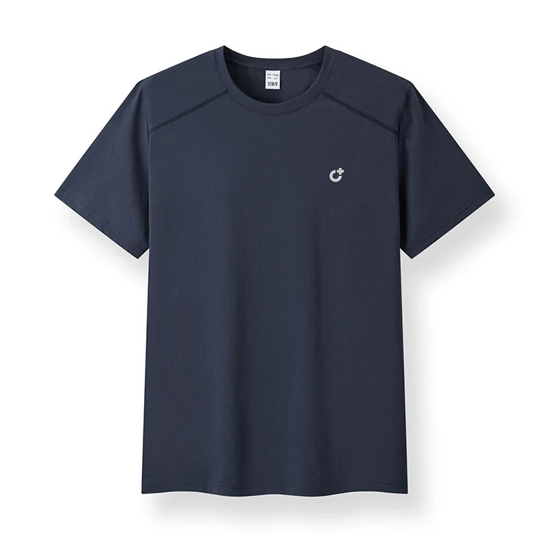 Semir Men T shirt 2026 Quick Dry Reflective Printed Knitted Comfortable Sports UV Protection Casual Tee Shirts For Adult