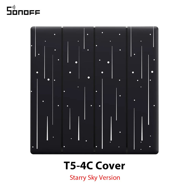 SONOFF TX Ultimate Smart WiFi Wall Touch Switch Cover Replaceable Stylish Cartoon Star Version Compatible with T5-86 Wall Switch