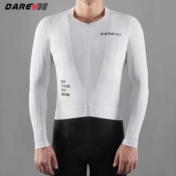 អាវយឺតជិះកង់ DAREVIE Aero កាត់បន្ថយភាពធន់ PRO Level Man អាវជិះកង់ Maillot ស្រូបយកសំណើមទម្ងន់ស្រាលសម្រាប់បុរស