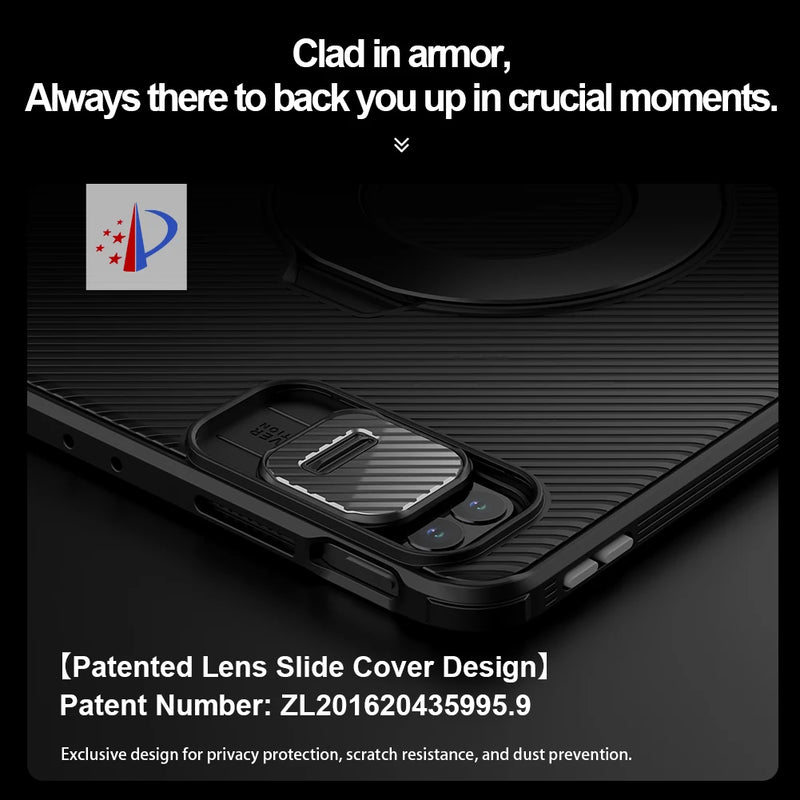 Nillkin for iPad Pro 13 M4 2024 Case for Air 13 2024/Air 10.9/Air 4/Air 5 Cover Lens Slide Camera Protection With Magnetic Stand