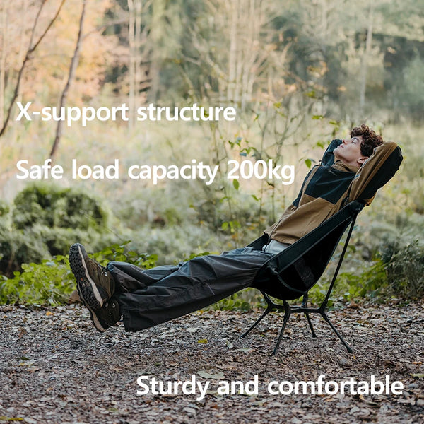 Naturehike 2025 YL01 Ultra Lightweight Automatic Quick Release Folding ChairPortable Outdoor Camping Beach Chair Withstand 150kg