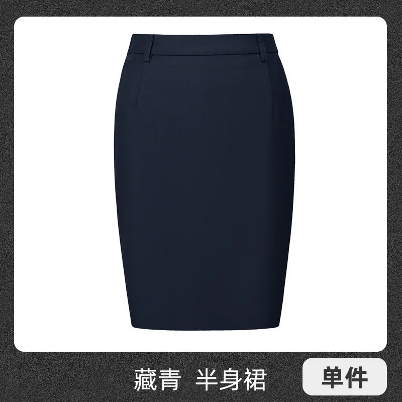 2026 New Women's Blue Plain-colored Slacks, Non-iron Men's Business/office Formal Trousers, Available in Black, Gray.