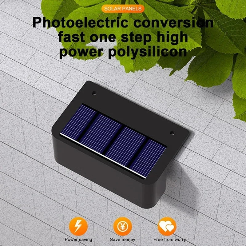1-8 Pcs Solar Wall Lamp Outdoor IP65 Waterproof Porch Light Solar Powered Lights for Garden Yard Balcony Decor Outside Sunlights