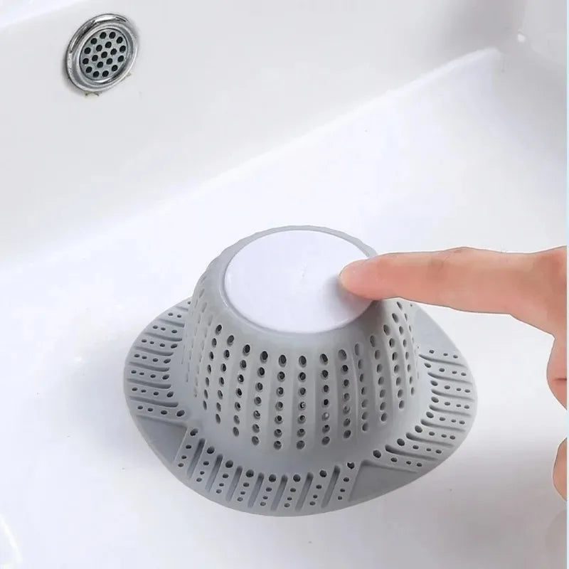 Sink strainer bathroom Anti-blocking silicone floor drain cover Sewer outlet shower drain hair catcher kichen accessories.