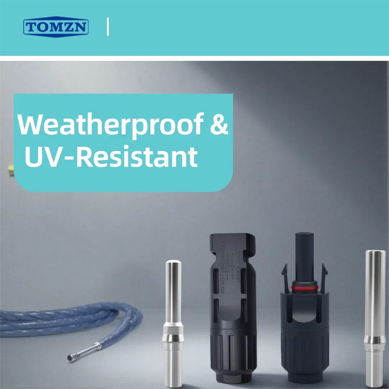 TOMZN PV Solar Connectors 2 Sets, 1000V/1500V, 32A/45A, Panel Branch Connector for PV Wire/Board Terminal Box & Inverter, IP67
