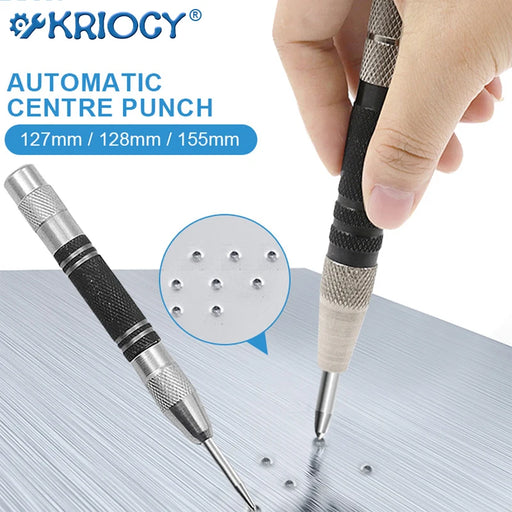 Automatic Center Punch General Automatic Center Punch Adjustable Spring Loaded Metal Drill Tool Center Hole Punch Super Strong